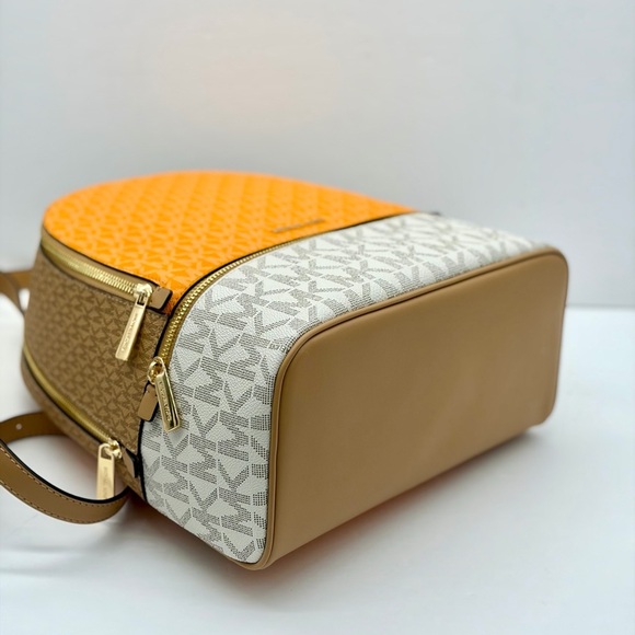 Michael Kors Rhea Medium Color-Block Signature Logo Backpack main image 7